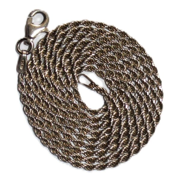 Jewelry - Sterling Silver Rope Chain 24 Inches